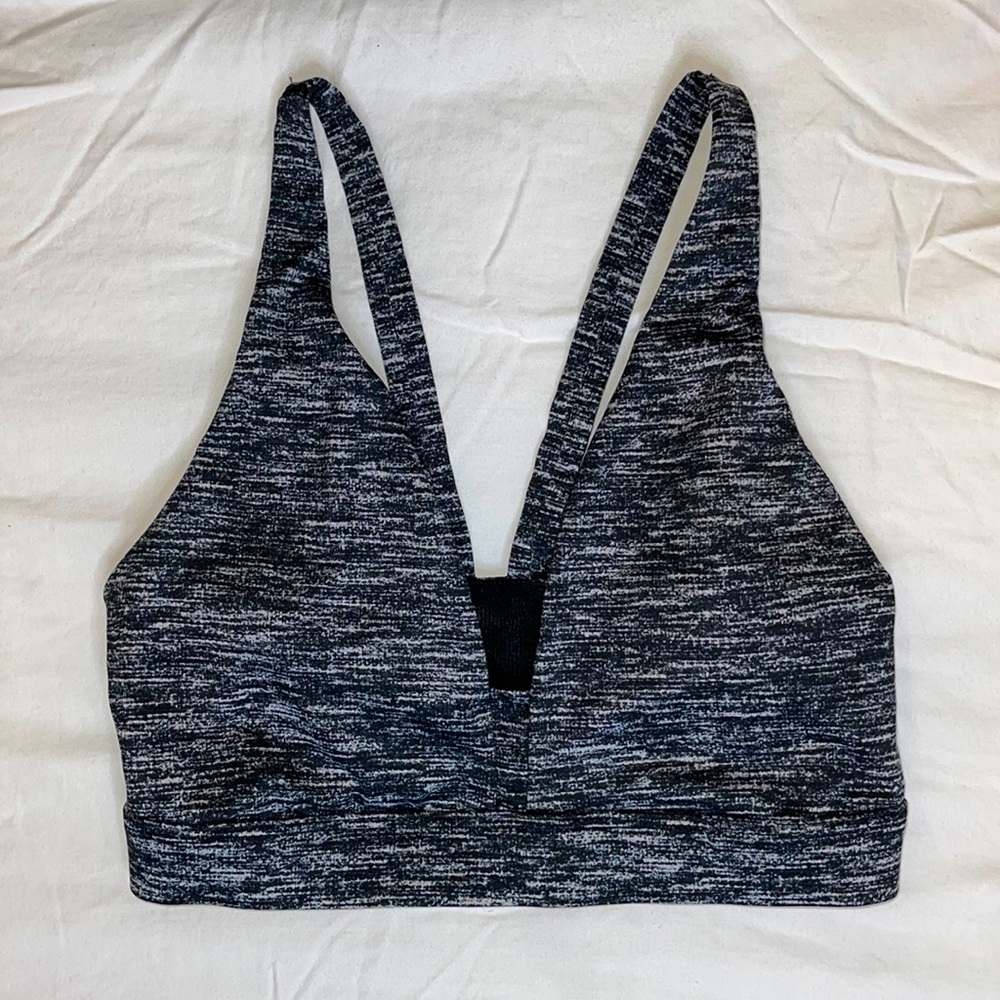 Victorias secret athletic top. Sport top. Black and grey. XS